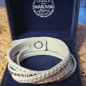 Simply Vera Vera Wang Swarovski Crystal Snap Wrap Bracelet